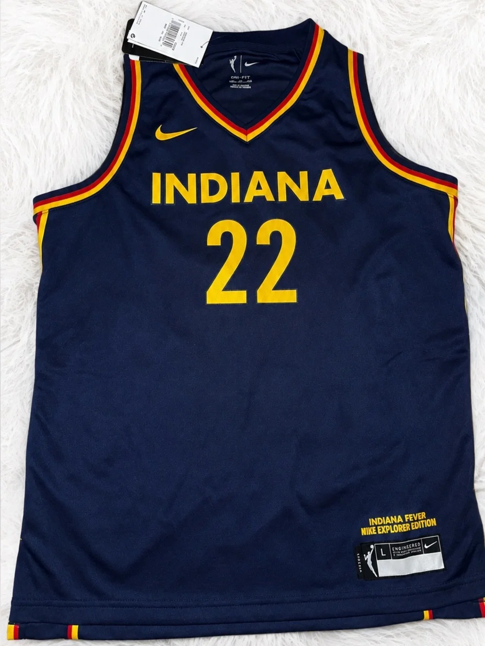 Nike Youth Indiana Fever Caitlin Clark #22 Explorer Jersey